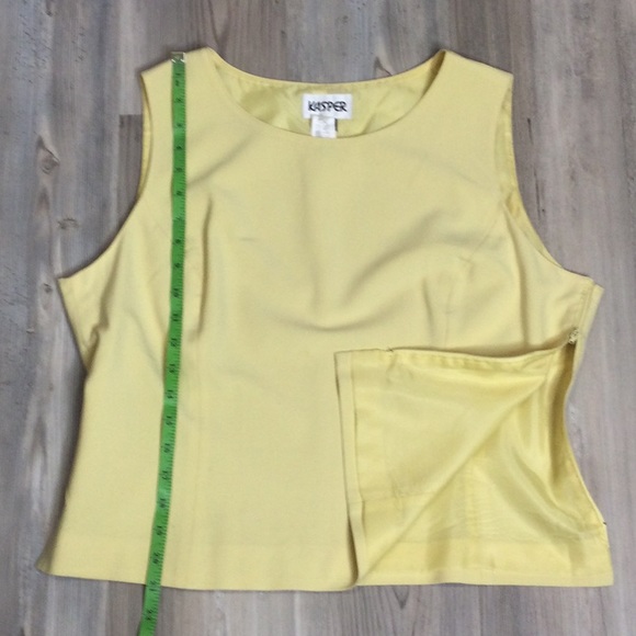 GUC Kasper 3 Pc Pastel Yellow Suit Set, 14 - Picture 11 of 13